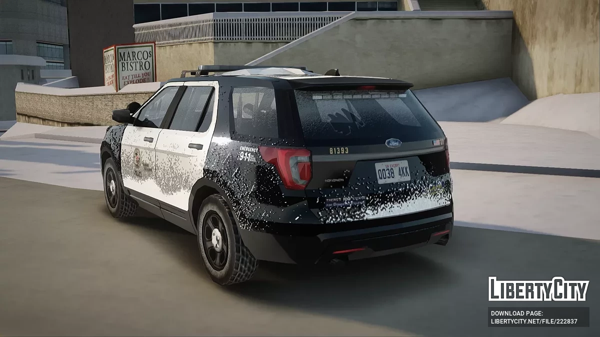 Ford Explorer Police Winter Edition / GTA San Andreas