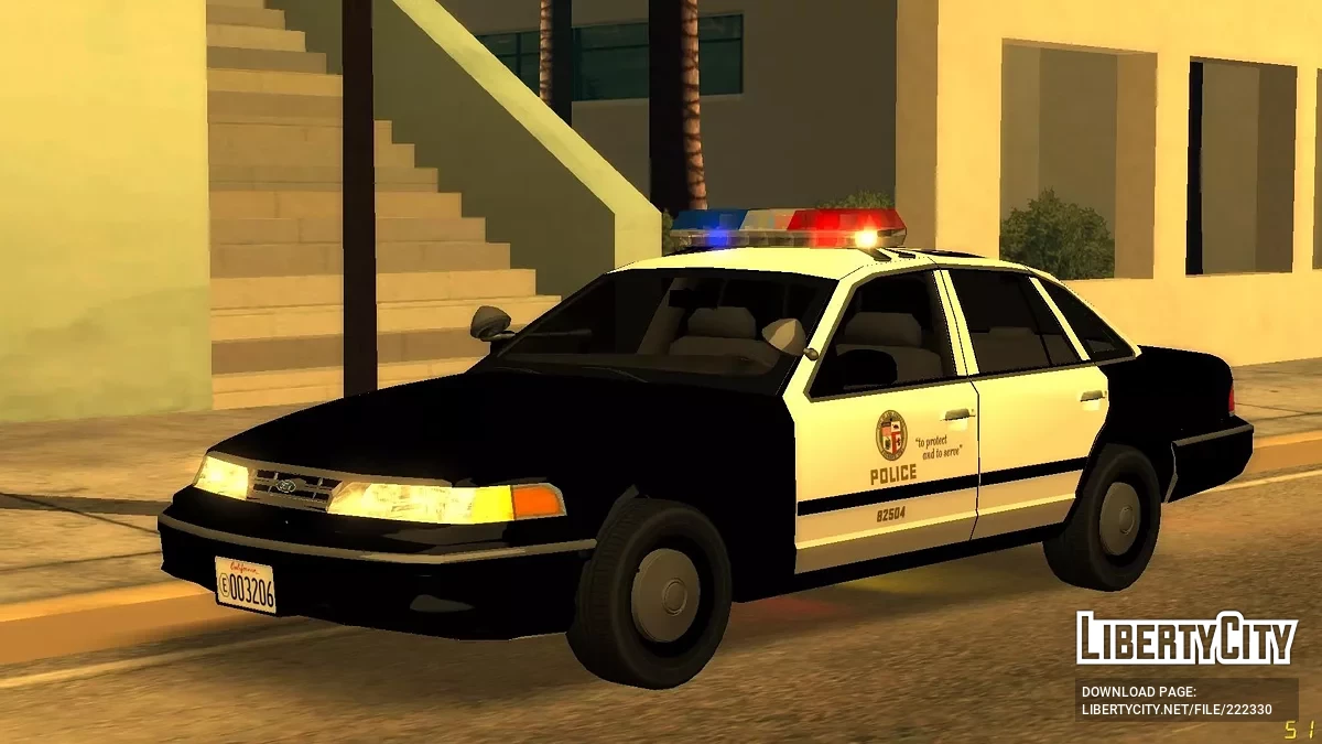 [ImVeFt] [ELM] Modified 1997 Ford Crown Victoria LAPD Patrol / GTA San Andreas