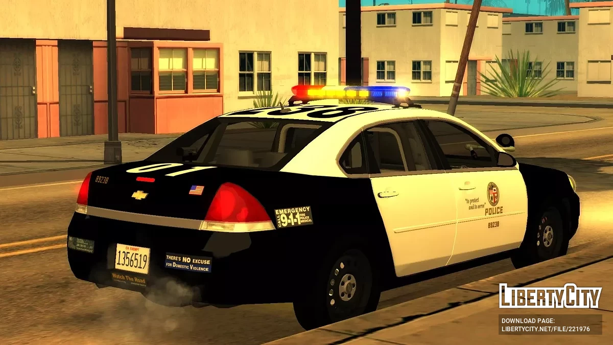 [ImVeFt] [ELM] Modified 2007 Impala LAPD Patrol / GTA San Andreas