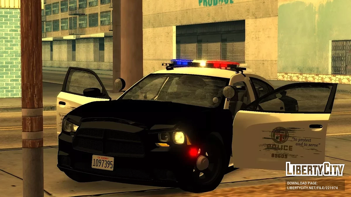 [ImVeFt] [ELM] Modified 2012 Charger LAPD Patrol / GTA San Andreas
