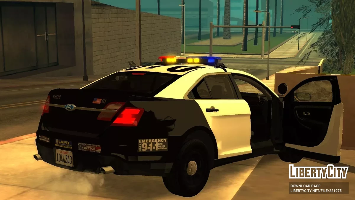 [ImVeFt] [ELM] Modified 2013 Taurus LAPD Patrol / GTA San Andreas
