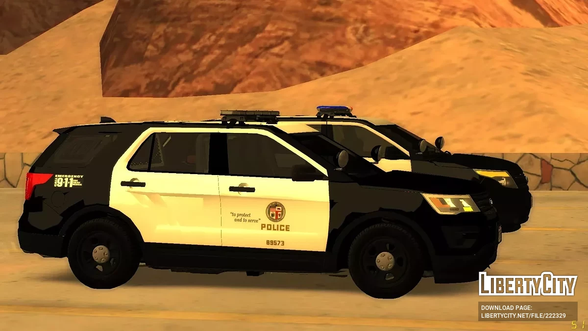 [ImVeFt] [ELM] Modified 2017 Explorer LAPD Patrol / GTA San Andreas