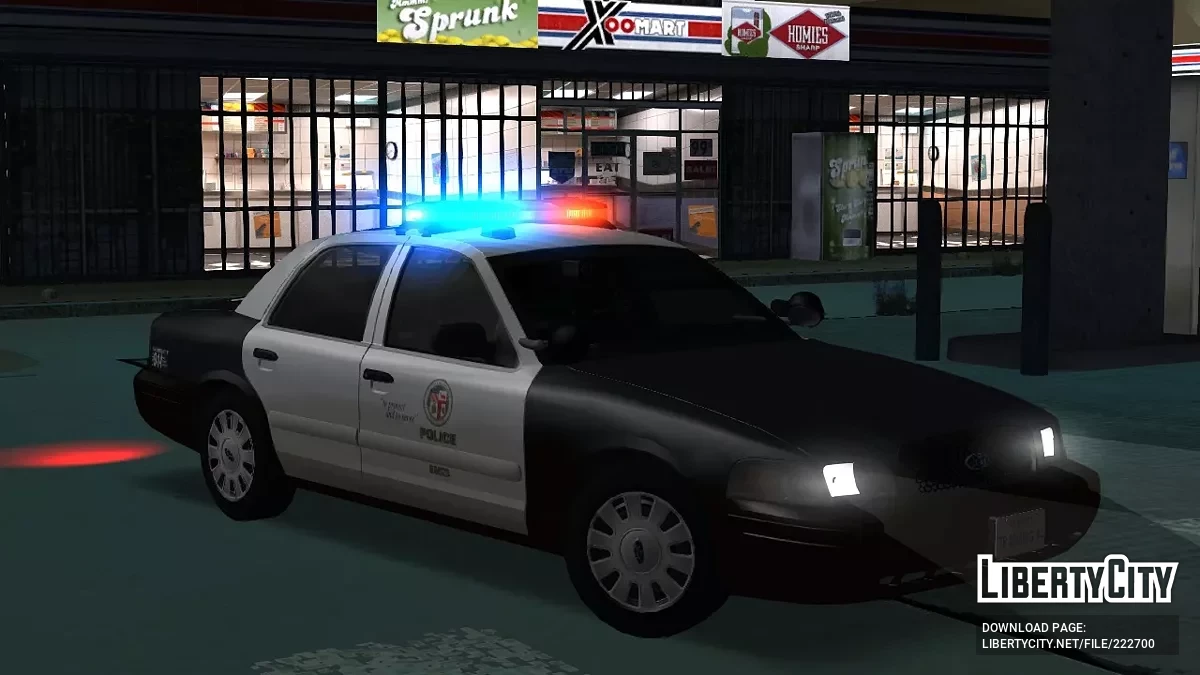 LAPD Central Community Police Station Ford Crown Victoria [AVS] / GTA San Andreas