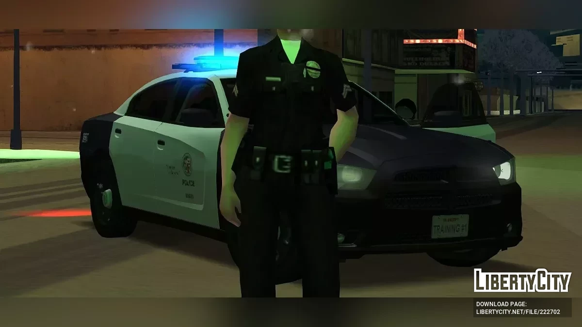 LAPD Central Community Police Station Dodge Charger '12 [AVS] / GTA San Andreas