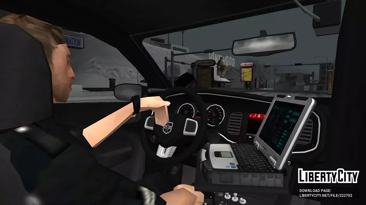 LAPD Central Community Police Station Dodge Charger '12 [AVS] / GTA San Andreas