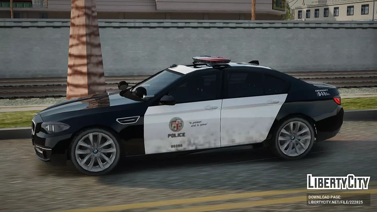 LAPD Central Community Police Station BMW F10 530i (restyling) / GTA San Andreas