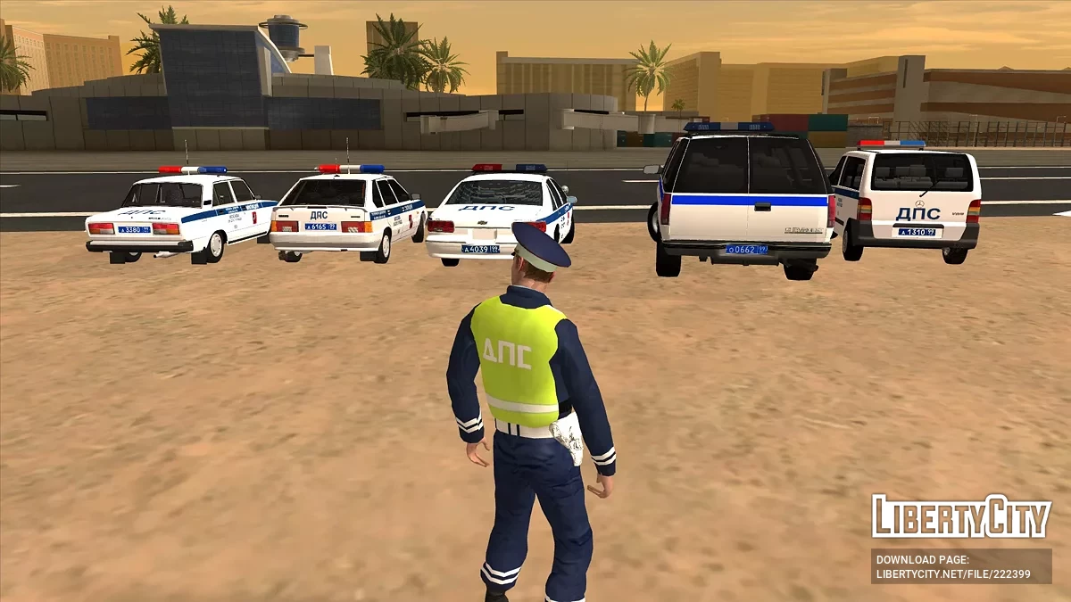 Сборник автомобилей Московской Милиции 2000-х v2 / GTA San Andreas
