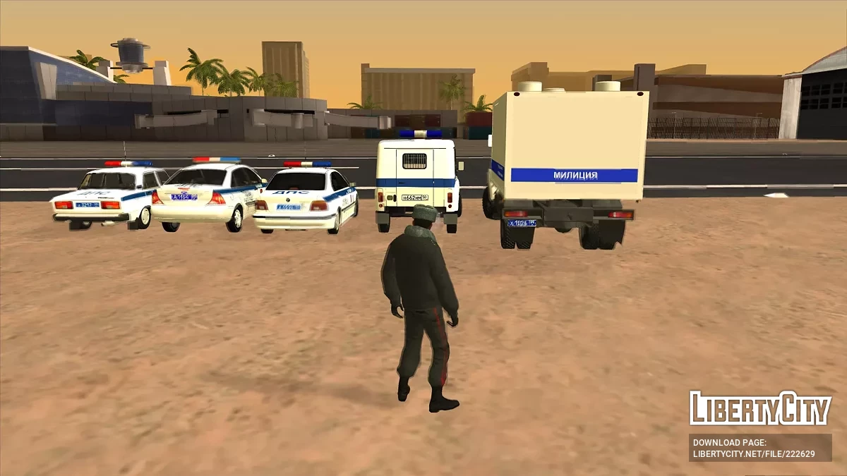 Сборник автомобилей Московской Милиции 2000-х v3 / GTA San Andreas