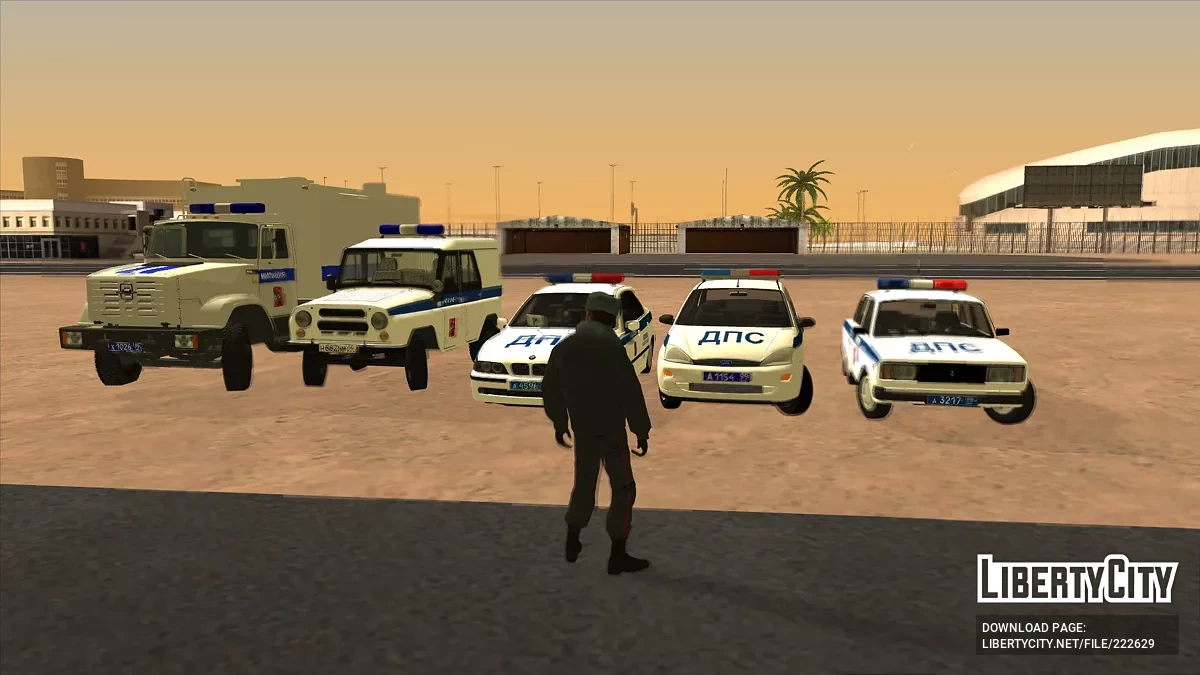 Сборник автомобилей Московской Милиции 2000-х v3 / GTA San Andreas