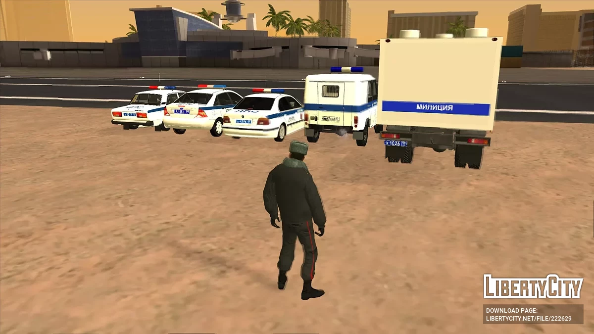 Сборник автомобилей Московской Милиции 2000-х v3 / GTA San Andreas