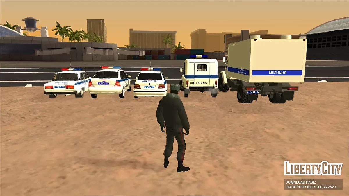 Сборник автомобилей Московской Милиции 2000-х v3 / GTA San Andreas