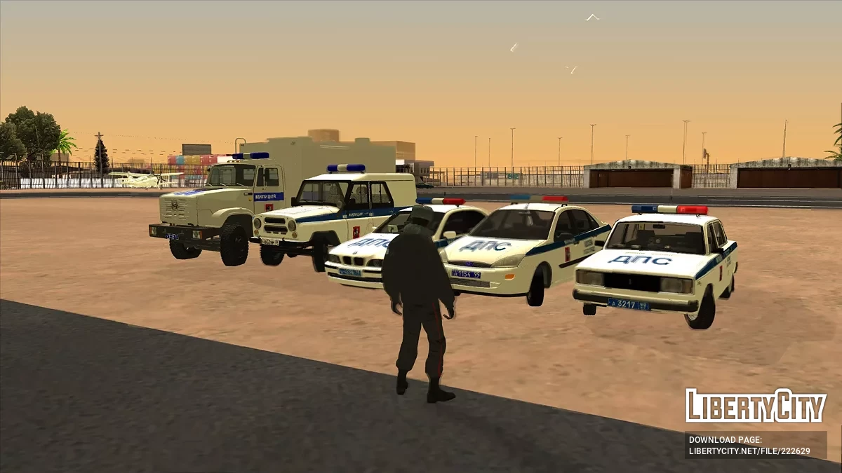 Сборник автомобилей Московской Милиции 2000-х v3 / GTA San Andreas