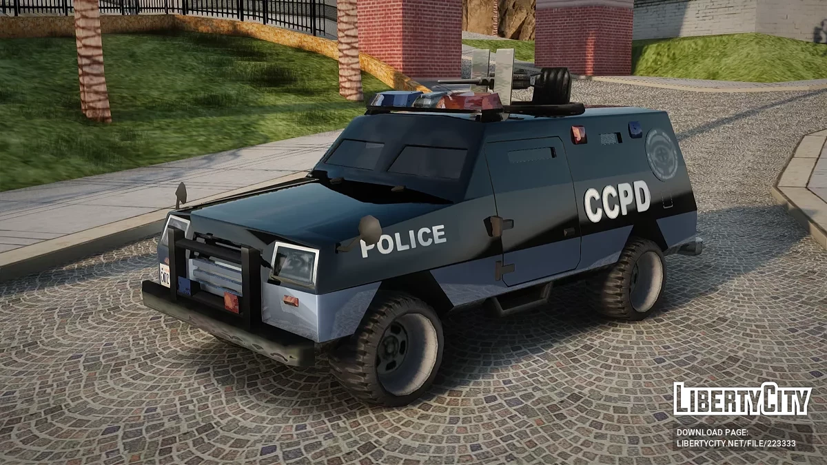 Carcer City Police Department (CCPD) Truck / GTA San Andreas