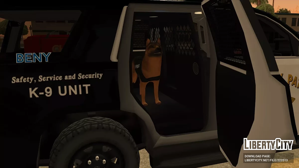 Chevrolet Tahoe '16 California Highway Patrol K-9 / GTA San Andreas