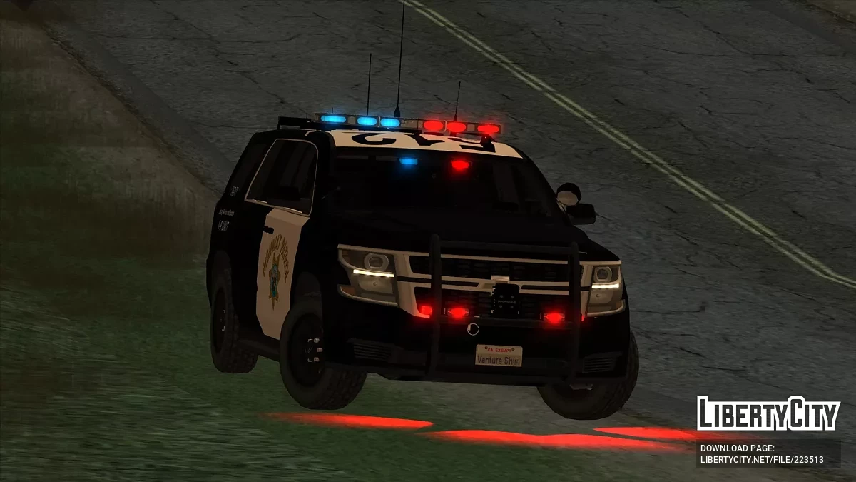 Chevrolet Tahoe '16 California Highway Patrol K-9 / GTA San Andreas