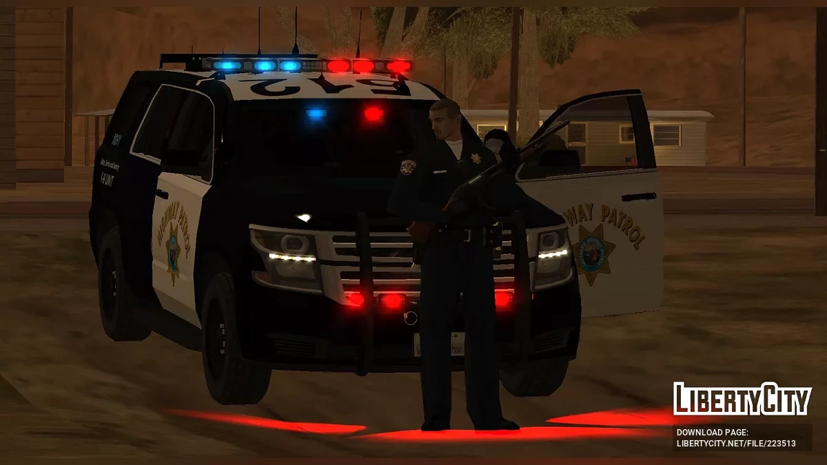 Chevrolet Tahoe '16 California Highway Patrol K-9 / GTA San Andreas