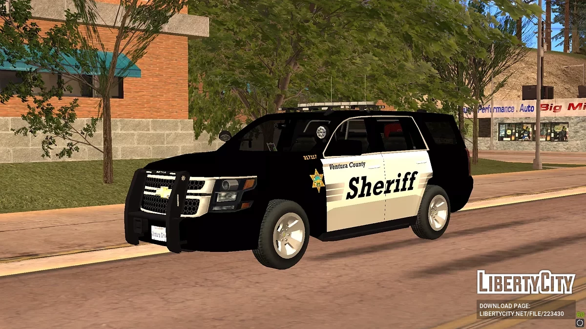 Chevrolet Tahoe '18 VCSO ALPR / GTA San Andreas
