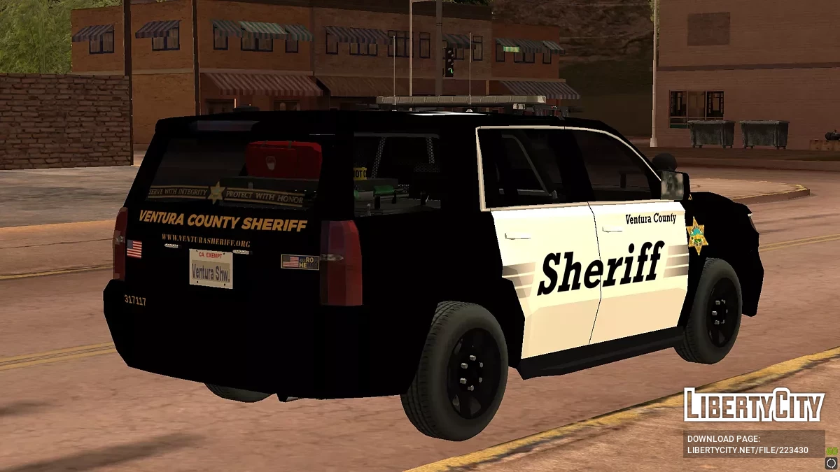 Chevrolet Tahoe '18 VCSO ALPR / GTA San Andreas