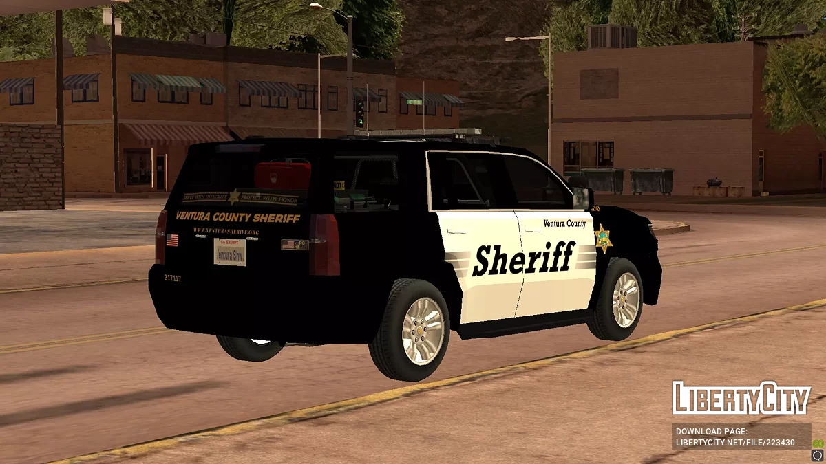 Chevrolet Tahoe '18 VCSO ALPR / GTA San Andreas