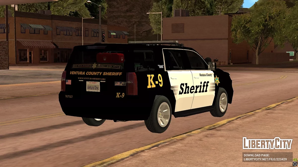 Chevrolet Tahoe '18 VCSO K-9 / GTA San Andreas