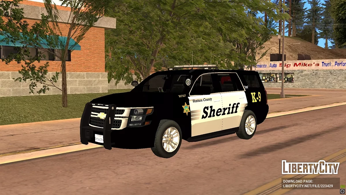 Chevrolet Tahoe '18 VCSO K-9 / GTA San Andreas