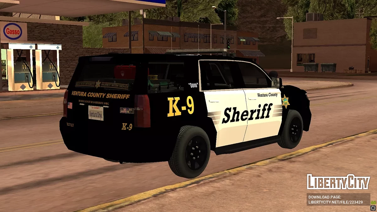 Chevrolet Tahoe '18 VCSO K-9 / GTA San Andreas
