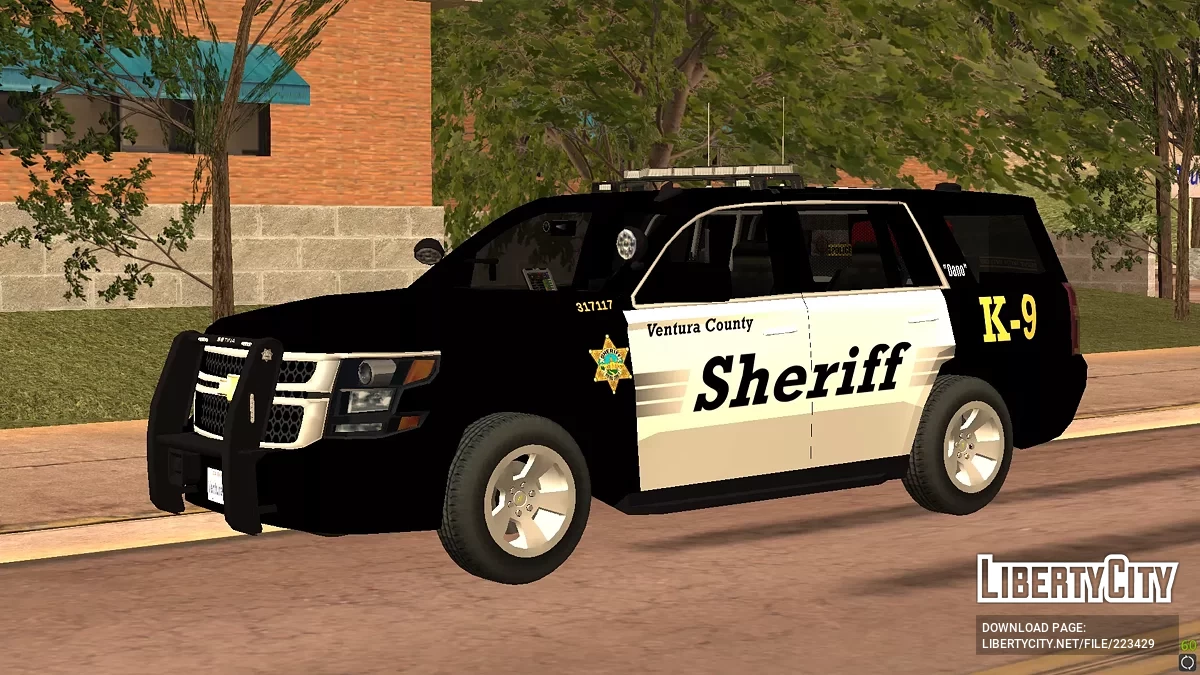 Chevrolet Tahoe '18 VCSO K-9 / GTA San Andreas