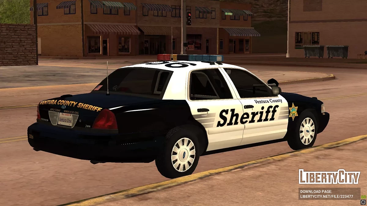 Ford Crown Victoria '11 VCSO HardTop OLD Whelen / GTA San Andreas