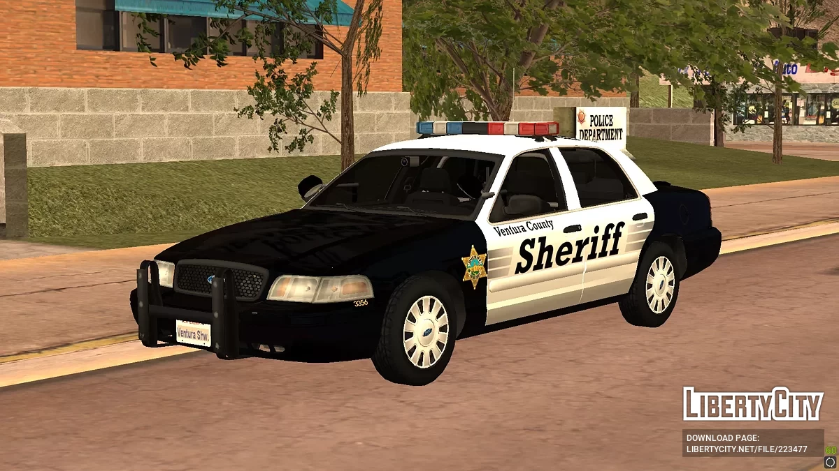 Ford Crown Victoria '11 VCSO HardTop OLD Whelen / GTA San Andreas
