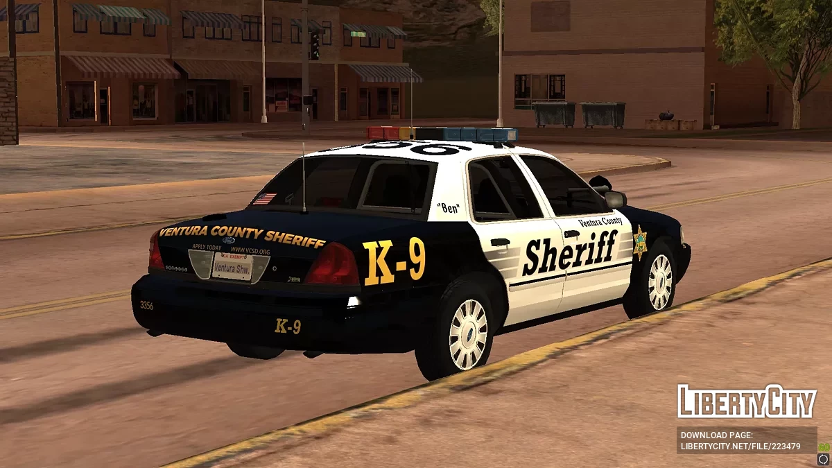 Ford Crown Victoria '11 VCSO K-9 / GTA San Andreas