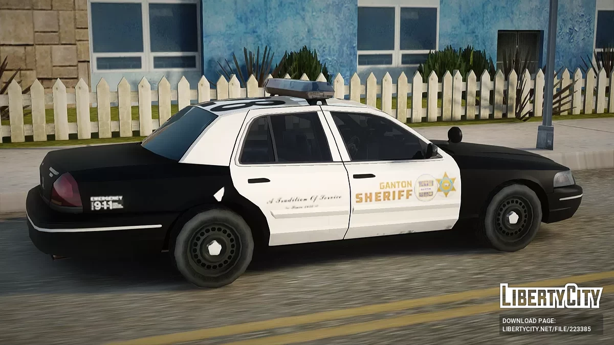 Ford Crown Victoria Los Santos Sheriff's Department Ganton Station / GTA San Andreas