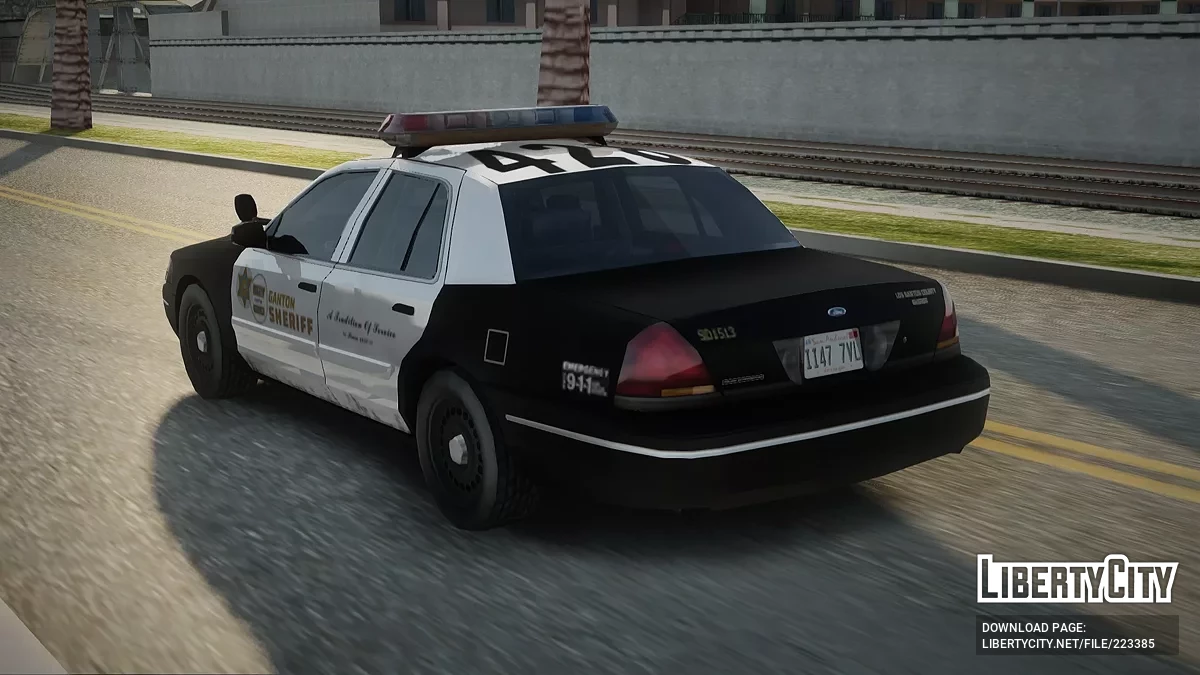 Ford Crown Victoria Los Santos Sheriff's Department Ganton Station / GTA San Andreas