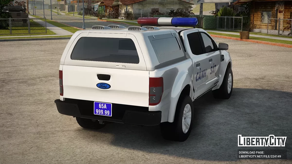 Ford Ranger Vietnam Police Pickup Truck / GTA San Andreas