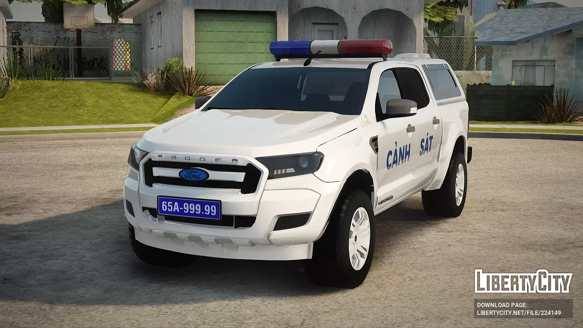 Ford Ranger Vietnam Police Pickup Truck / GTA San Andreas