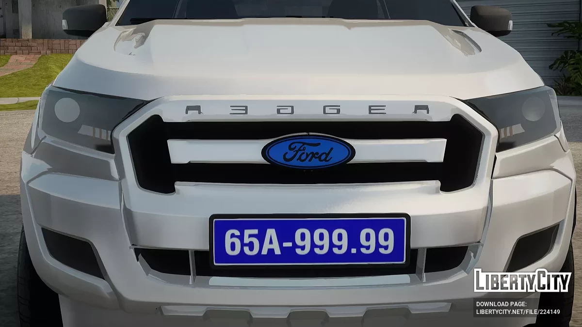 Ford Ranger Vietnam Police Pickup Truck / GTA San Andreas