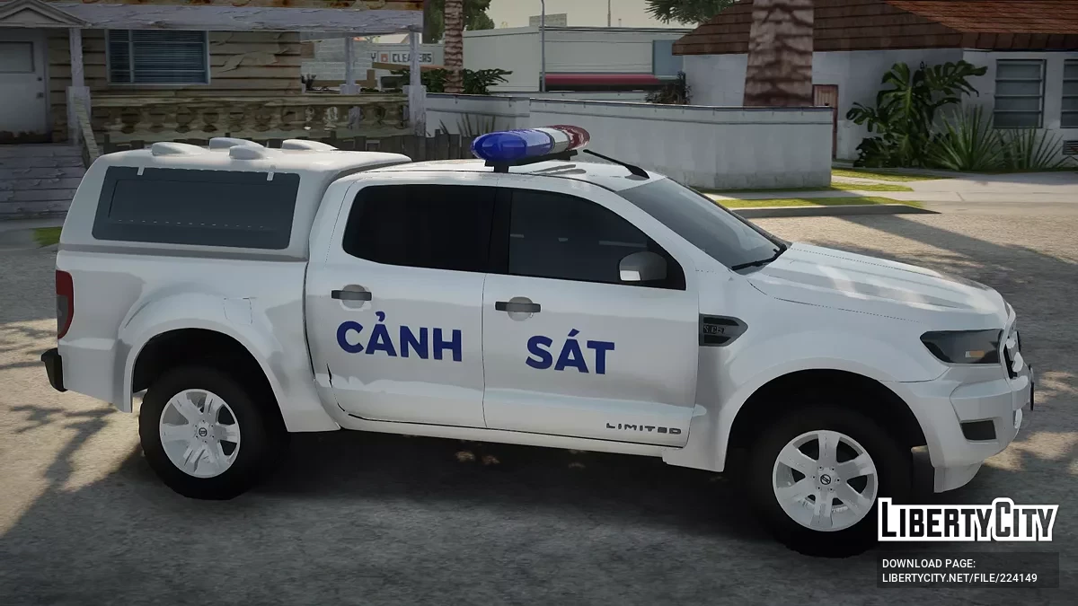 Ford Ranger Vietnam Police Pickup Truck / GTA San Andreas