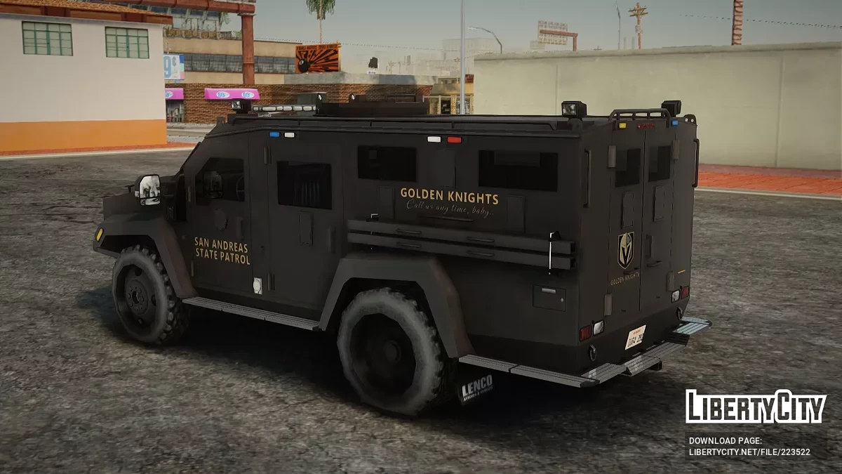 Lenco BearCat Golden Knights / GTA San Andreas