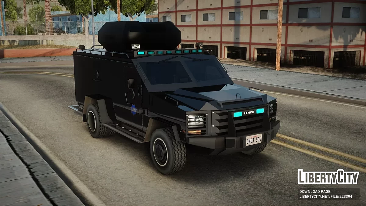 Lenco BearCat SFPD [AVS] / GTA San Andreas