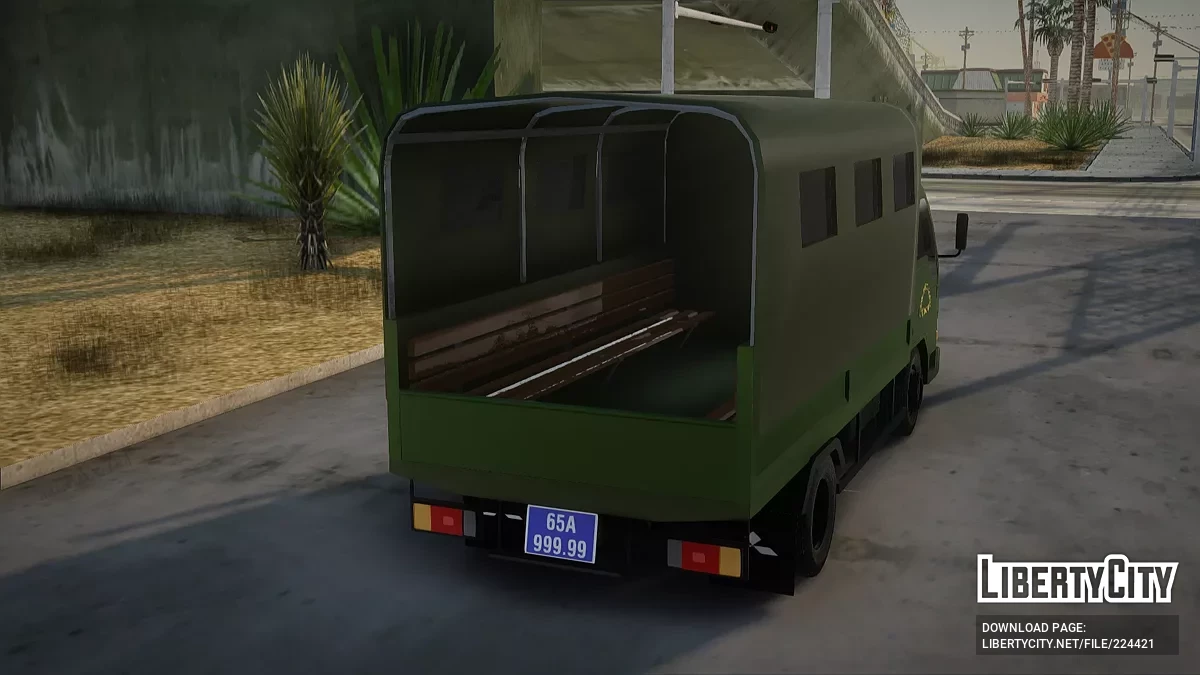 Mitsubishi Fuso Canter Vietnamese Mobile Police Truck / GTA San Andreas