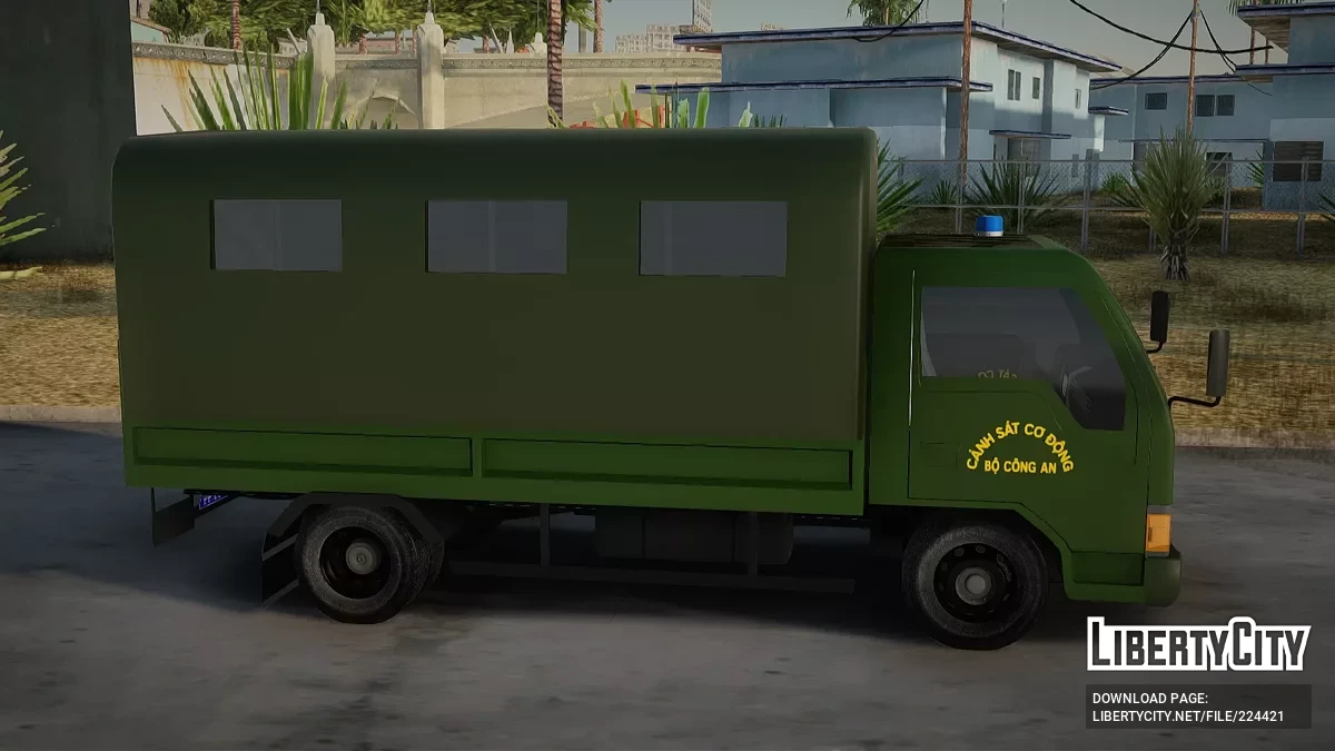 Mitsubishi Fuso Canter Vietnamese Mobile Police Truck / GTA San Andreas