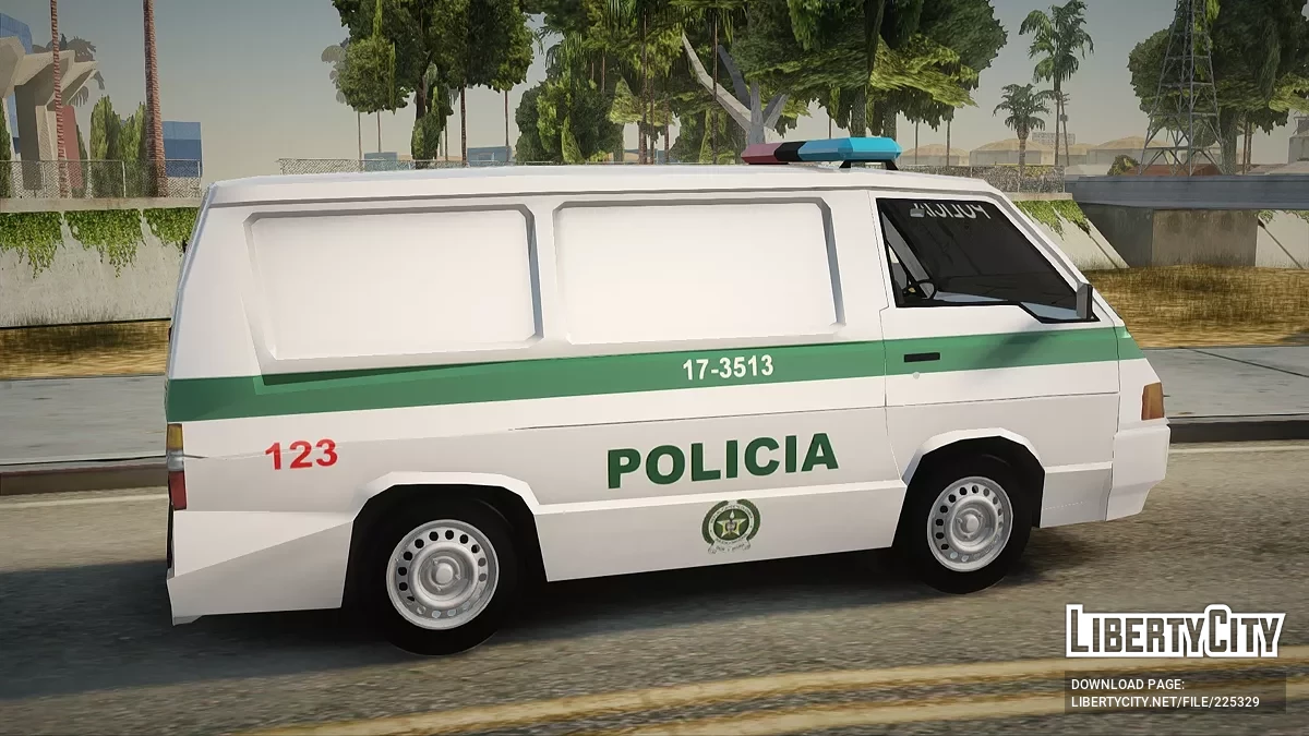 Mitsubishi L300 2008 Patrulla Policía Colombiana / GTA San Andreas
