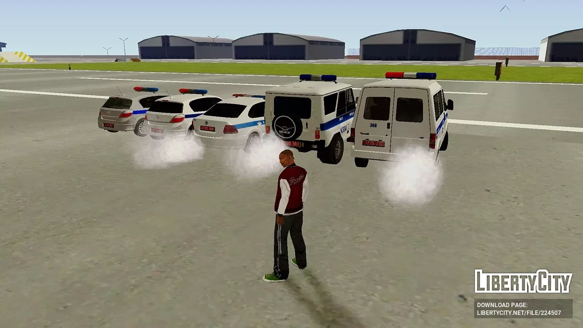 Пак автомобилей Белорусской Милиции / GTA San Andreas