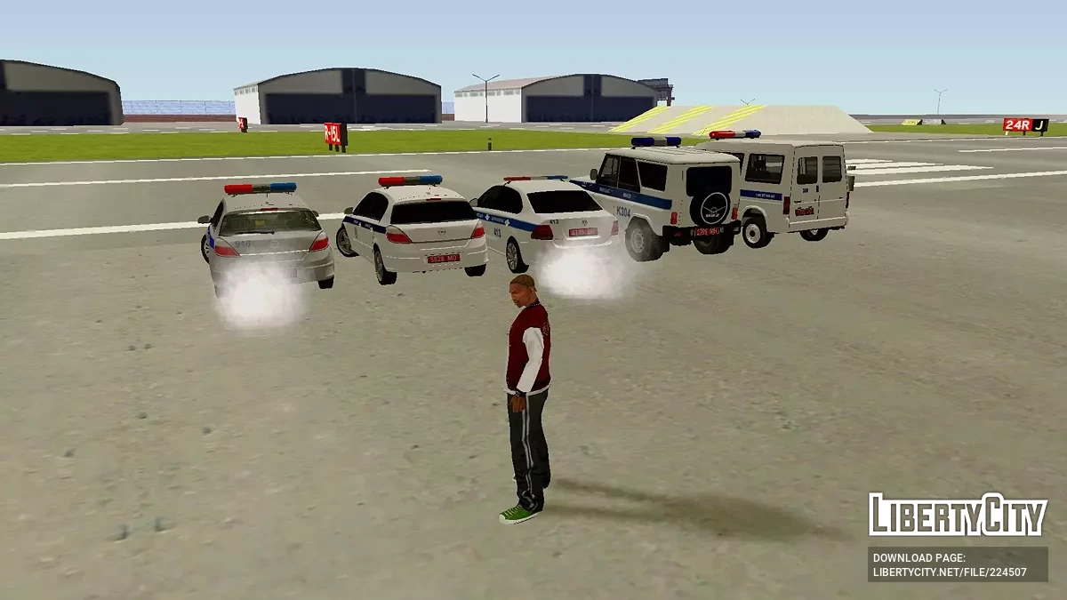 Пак автомобилей Белорусской Милиции / GTA San Andreas