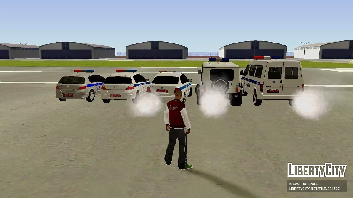 Пак автомобилей Белорусской Милиции / GTA San Andreas
