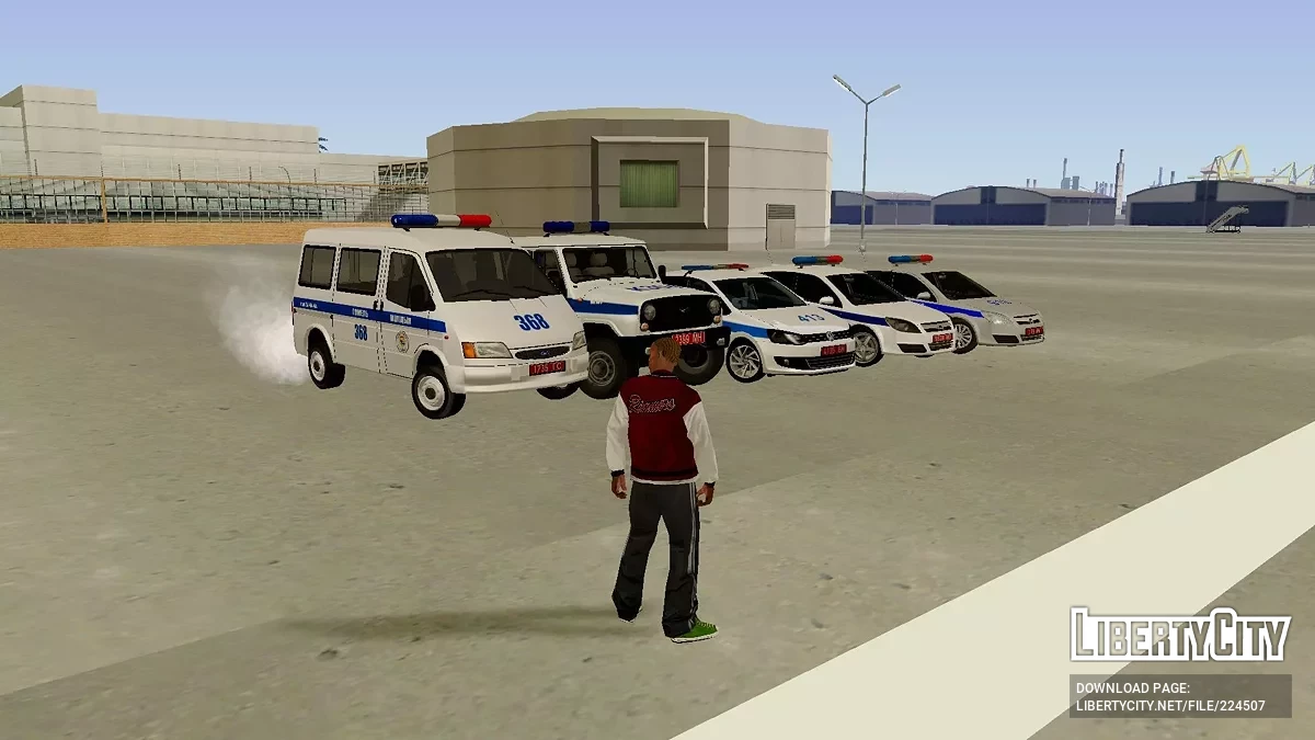 Пак автомобилей Белорусской Милиции / GTA San Andreas