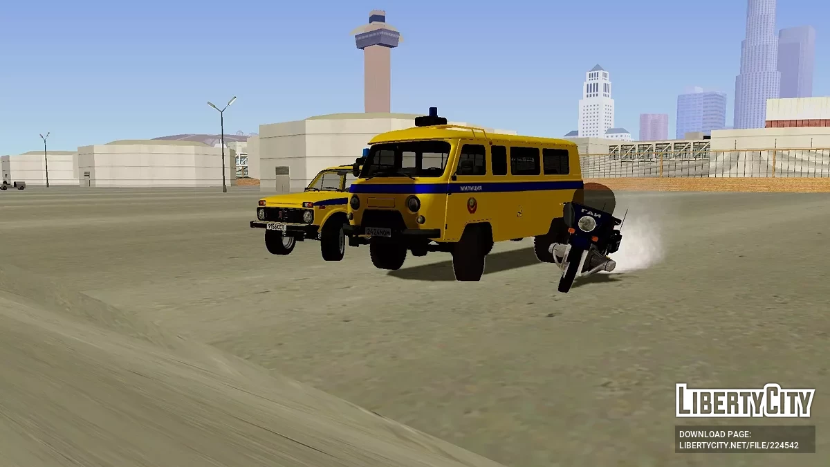 Пак автомобилей Милиции СССР / GTA San Andreas