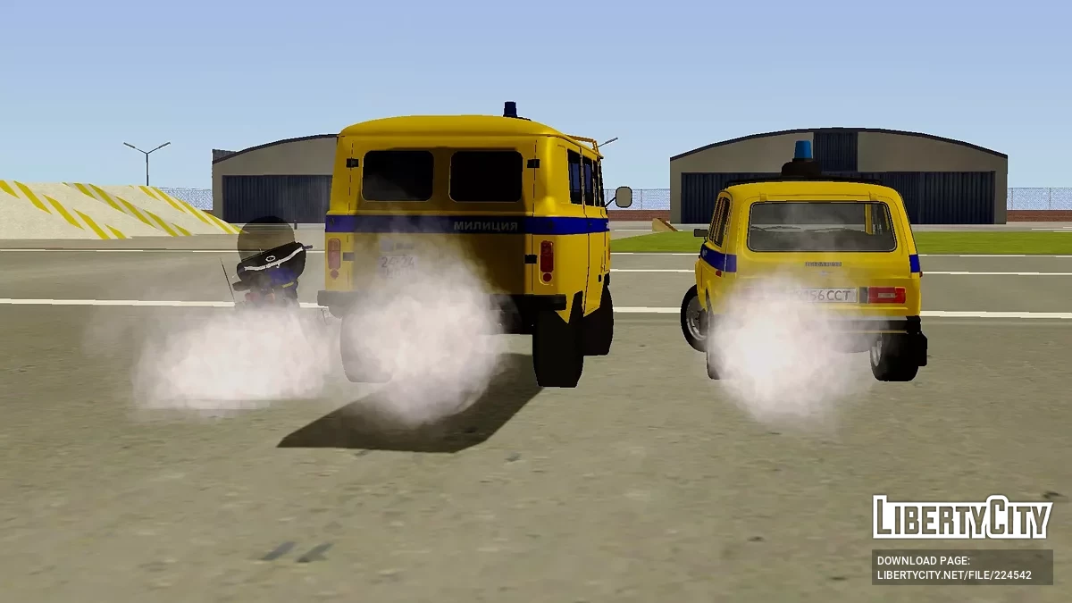 Пак автомобилей Милиции СССР / GTA San Andreas