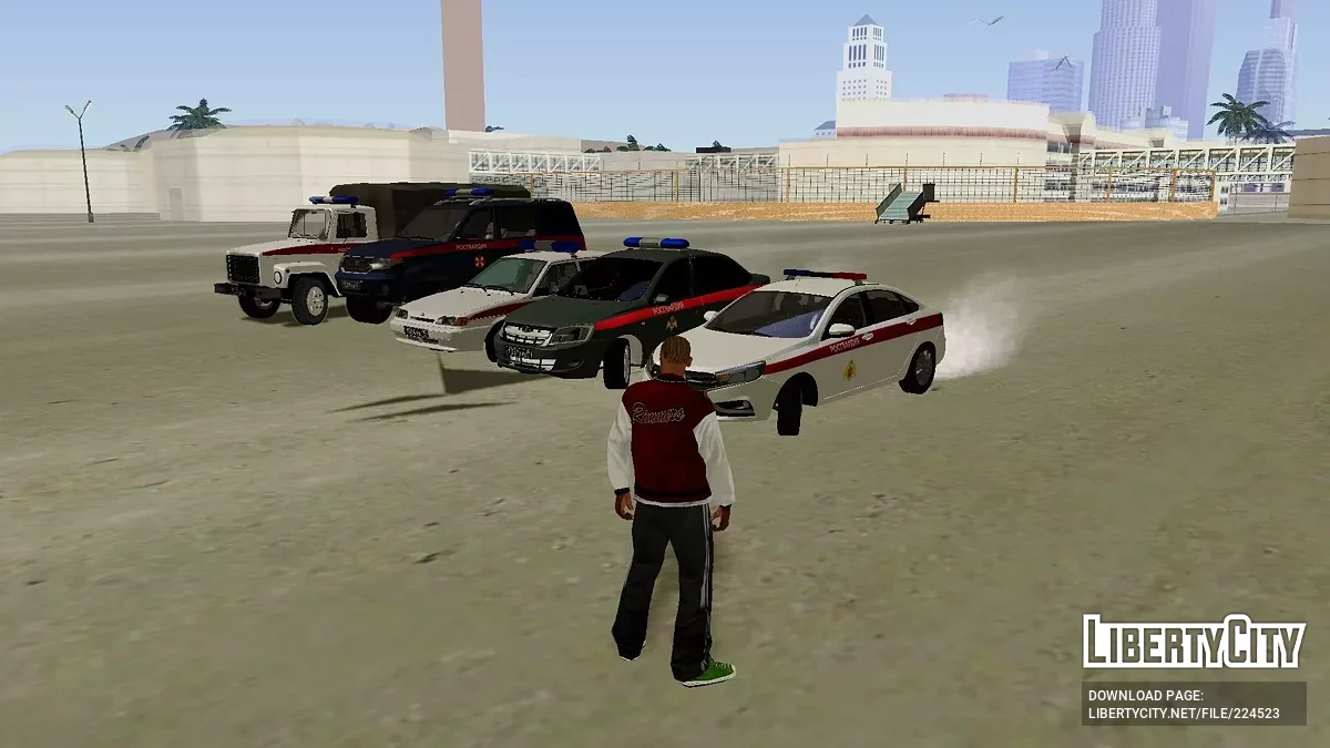 Пак автомобилей Росгвардии РФ / GTA San Andreas