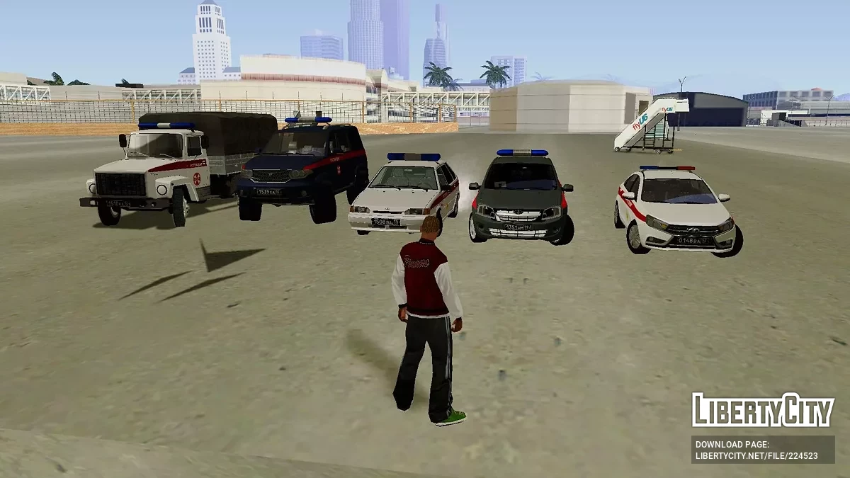 Пак автомобилей Росгвардии РФ / GTA San Andreas