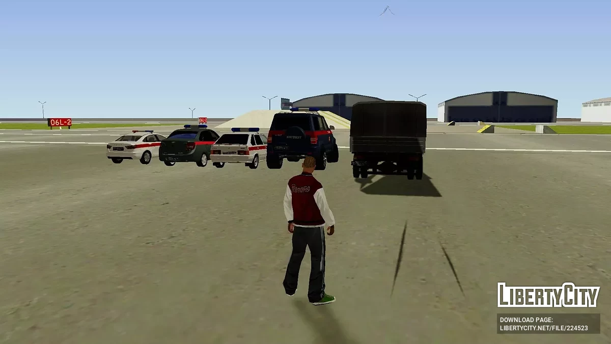 Пак автомобилей Росгвардии РФ / GTA San Andreas